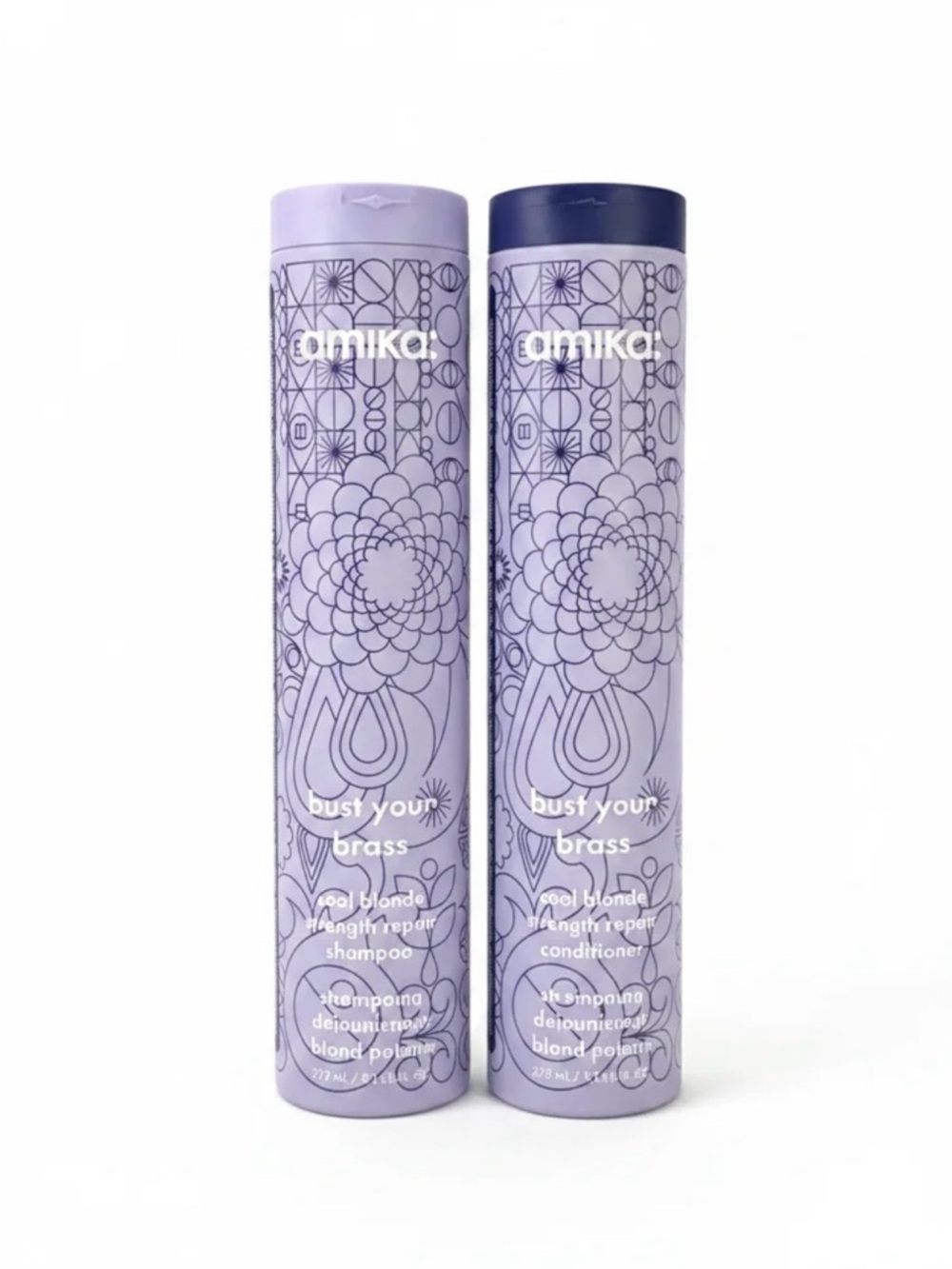 Amika, Bust Your Brass Blonde Shampoo & Conditioner